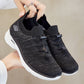 Ladies Recycled Lace Up Knit Running Shoes