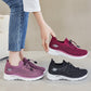 Ladies Recycled Lace Up Knit Running Shoes