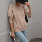 Solid Color Turtleneck Sweater