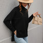 Solid Color Turtleneck Sweater