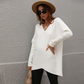 Women's Oversized V-neck Backless Sweater Jumper