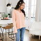 Women's V Neck Relaxed Fit Pullover Jumpers