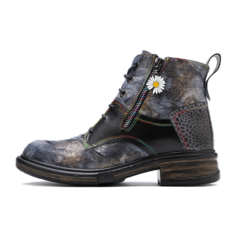Genuine Leather Vintage Boots