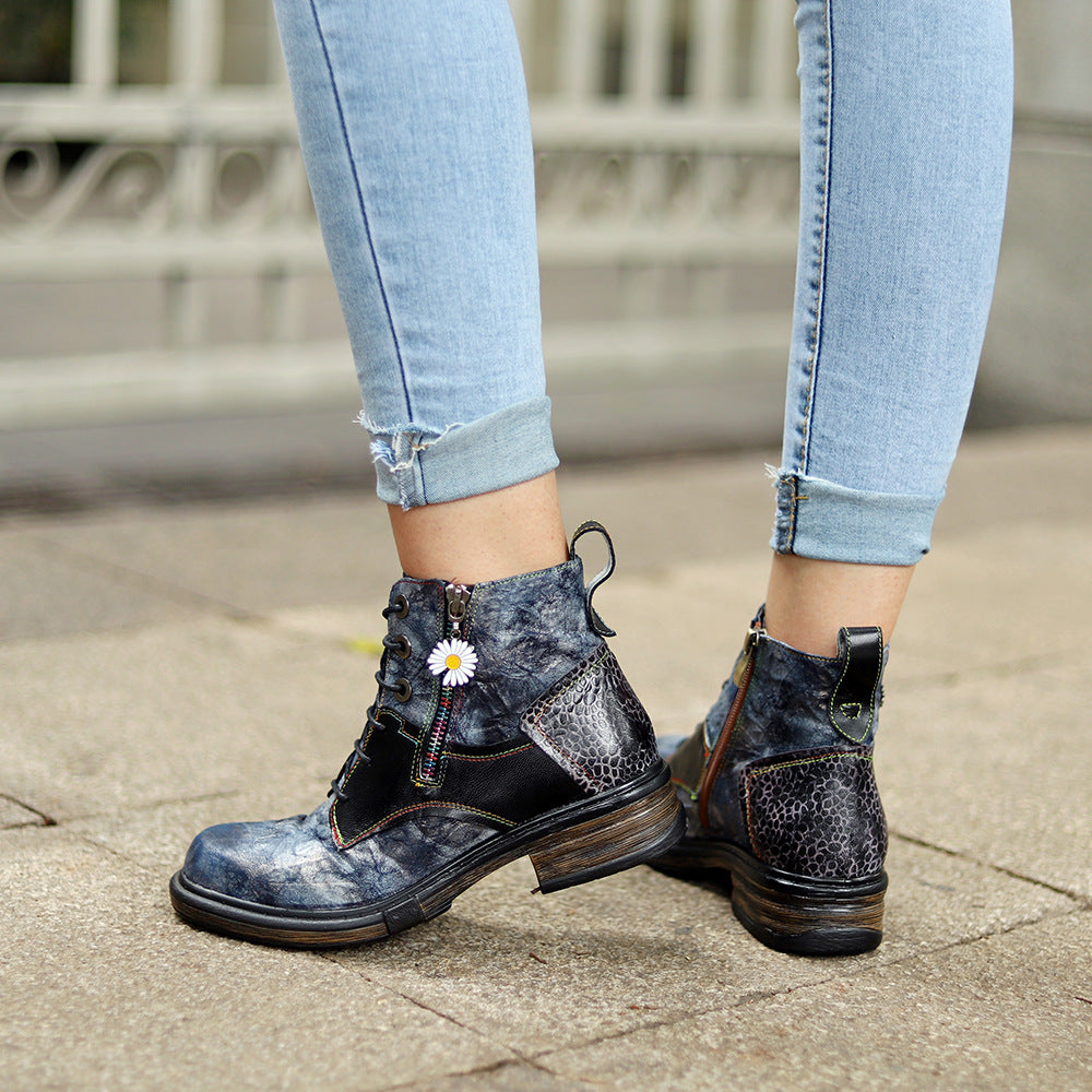 Genuine Leather Vintage Boots
