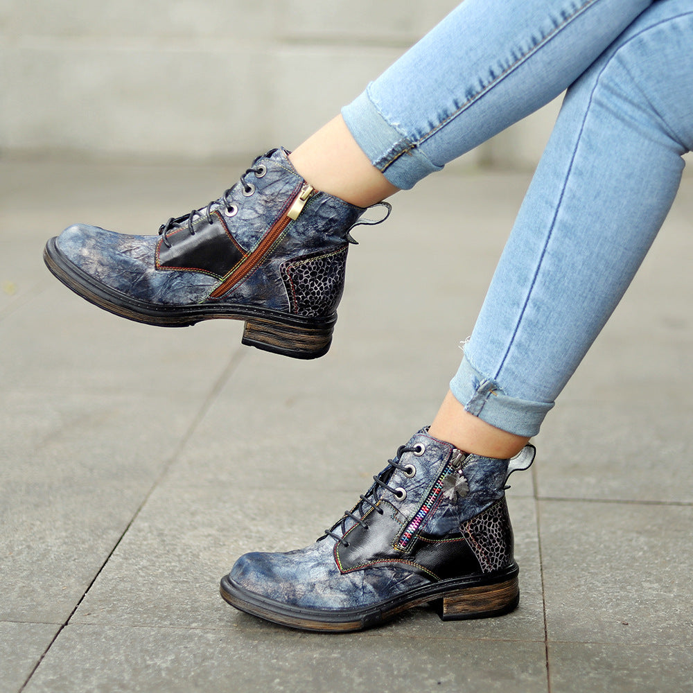 Genuine Leather Vintage Boots