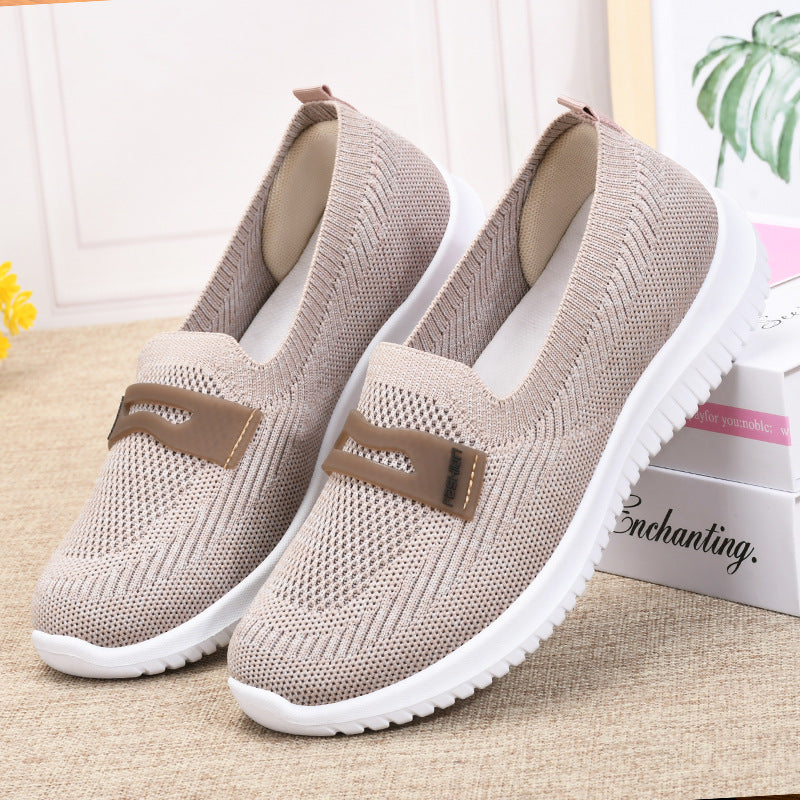 Women's Casual Soft Sole Flying Knit Shoes