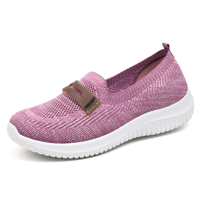 Women's Casual Soft Sole Flying Knit Shoes